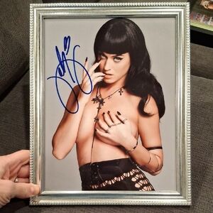 Framed Katy Perry Photo -Autographed
